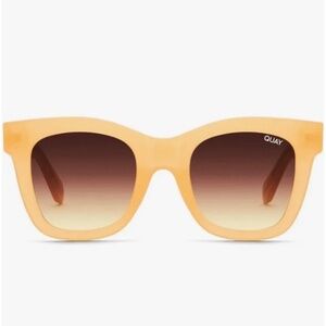 Quay After Hours 50mm Polarized Gradient Square Sunglasses